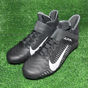 Nike Alpha Menace Pro 2 WD P Football Cleats Black BV3951-001 Men's Sz 12